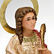 Saint Lucy wooden statue 40 cm s5