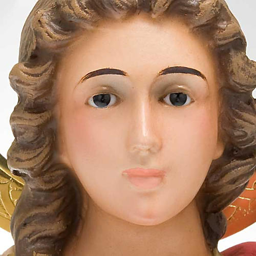 Santa Lucia pasta di legno 40 cm dec. elegante 3