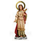 Santa Lucia pasta di legno 40 cm dec. elegante s1
