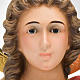 Santa Lucia pasta di legno 40 cm dec. elegante s3