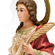 Santa Lucia pasta di legno 40 cm dec. elegante s4