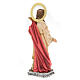 Santa Lucia pasta di legno 40 cm dec. elegante s6