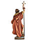 Statua legno San Giovanni Battista dipinta Val Gardena s5