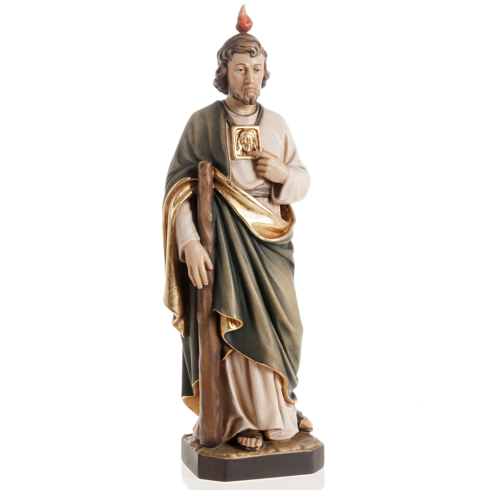 St Jude Thaddeus wooden statue painted | online sales on HOLYART.co.uk