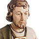 Święty Juda Tadeusz figurka malowane drewno Val Gardena s5