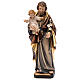 St Joseph with baby Jesus painted s1