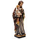 Estatua madera San José con niño pintada s4