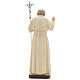 Estatua madera Juan Pablo II pintada Val Gardena s4