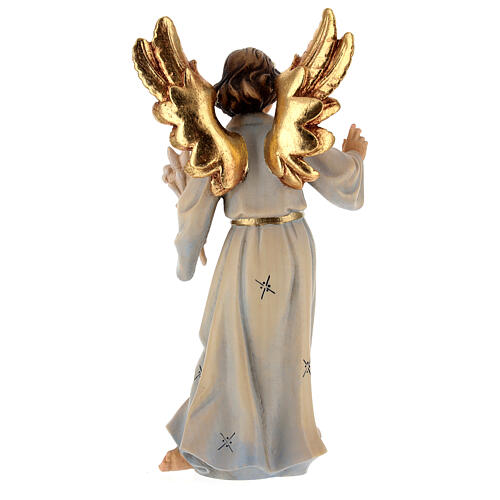 Archangel Gabriel wooden statue painted 5