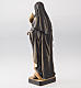 Statue bois Sainte Claire avec ostensoir peinte s5