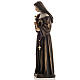 St Rita of Cascia wooden statue painted s6