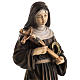 St Rita of Cascia wooden statue painted s2