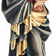 Estatua madera Virgen de Krumauer pintada Val Gardena s11