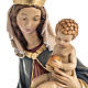 Our Lady of Krumauer wooden statue painted s8