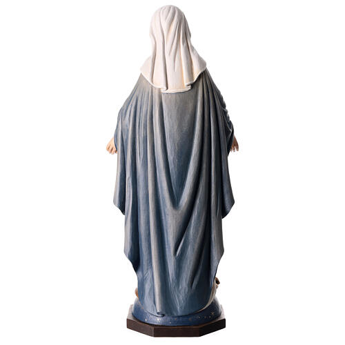 Estatua madera Virgen de las Gracias pintada Val Gardena 7