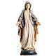 Estatua madera Virgen de las Gracias pintada Val Gardena s1