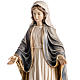 Estatua madera Virgen de las Gracias pintada Val Gardena s4