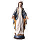 Estatua madera Virgen de las Gracias pintada Val Gardena s1