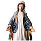 Estatua madera Virgen de las Gracias pintada Val Gardena s2