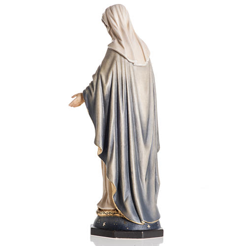 Our Lady of Grace wooden statue painted 5
