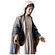Our Lady of Grace wooden statue painted s4