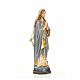 Immaculate Mary wooden statue painted s4