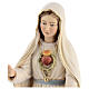 Statue Coeur Immaculé Vierge Marie peinte bois Val Gardena s2