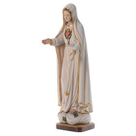 Imagens em Madeira Pintada: Imagem Nossa Senhora Fátima madeira pintada Val Gardena