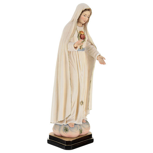 Our Lady Virgin Mary wooden statue painted 5