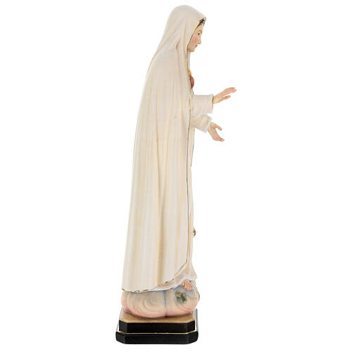 Our Lady Virgin Mary wooden statue painted 7