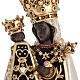 Virgin of Altotting wooden statue painted s5