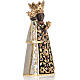 Virgin of Altotting wooden statue painted s3
