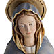 Our Lady of Protection wooden statue painted s2