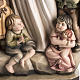 Our Lady of Protection wooden statue painted s4