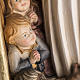 Our Lady of Protection wooden statue painted s11