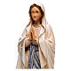 Our Lady of Lourdes wooden statue painted s2