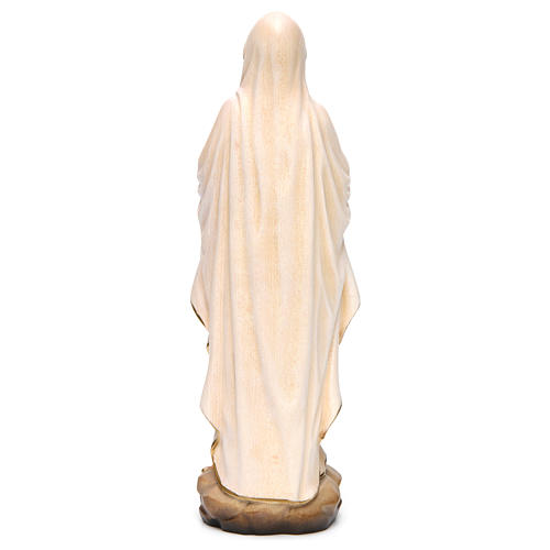 Estatua Nuestra Señora de Lourdes con madera pintada Val 5