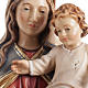 Our Lady with Infant Jesus wooden statue painted s3