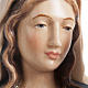 Our Lady with Infant Jesus wooden statue painted s4