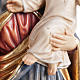 Our Lady with Infant Jesus wooden statue painted s5