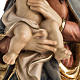 Statua legno "Madonna della Pace" dipinta Val Gardena s7