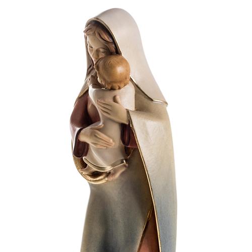 Statua Val Gardena "Madonna della Speranza" legno dipinto 4