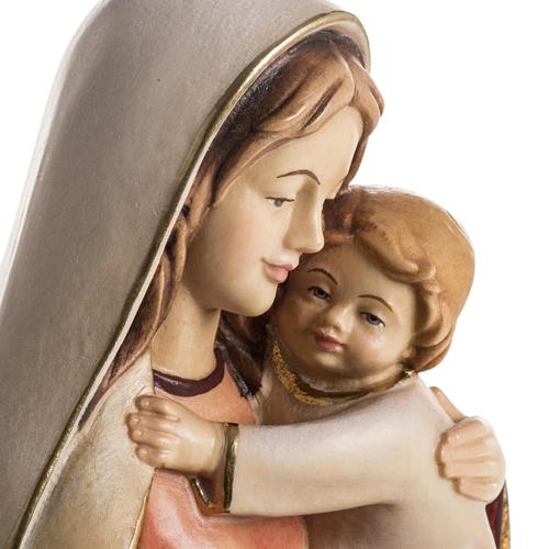 Statua Val Gardena "Madonna della Speranza" legno dipinto 6