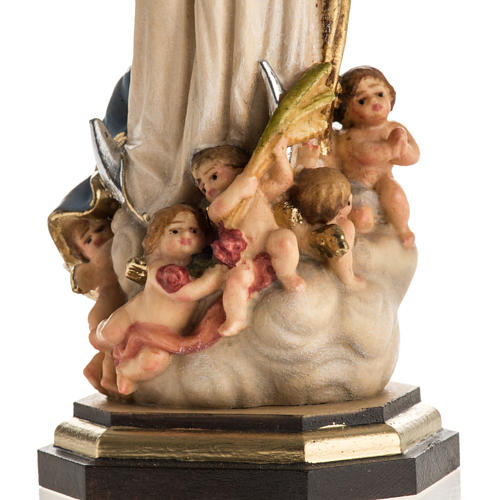Estatua Val Gardena Inmaculada de Soult madera pintada 5