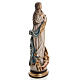 Estatua Val Gardena Inmaculada de Soult madera pintada s12