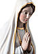 Our Lady of Fatima painted wood statue with crystal eyes 120 cm s3