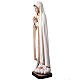 Statua Madonna di Fatima legno dipinto occhi cristallo 120 cm s7