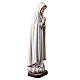 Our Lady of Fatima painted wood statue with crystal eyes 120 cm s6
