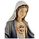 Holy heart of Mary wooden statue painted s2