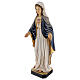 Holy heart of Mary wooden statue painted s3